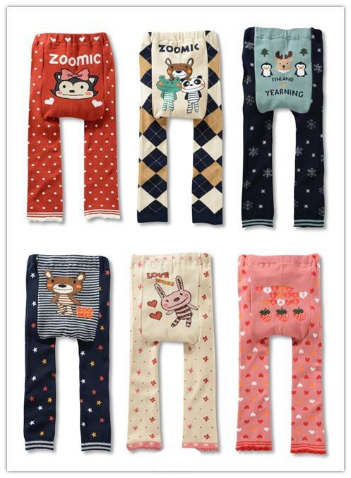 Baby's Animal Printed Cotton Pants