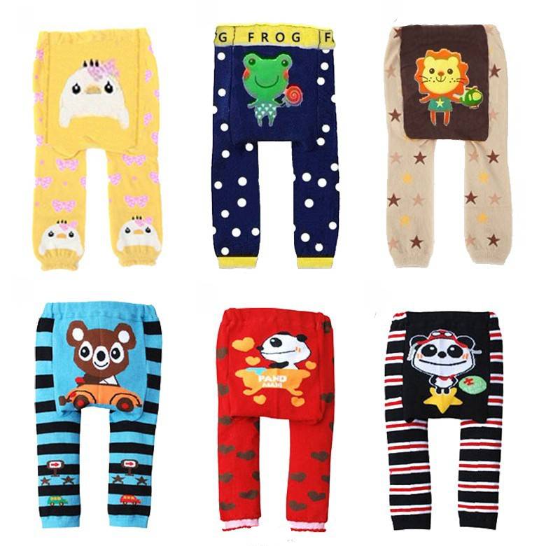 Baby's Animal Printed Cotton Pants