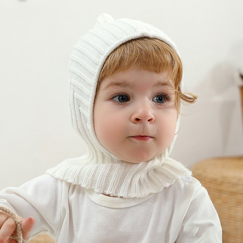 Autumn Winter New Newborn Baby Knitting Warm Scarf Cap Boy Girl Infant Solid Fashion Pullover Hat Kid Windproof Earmuffs Caps Accessories Autumn Winter New Newborn Baby Knitting Warm Scarf Cap Boy Girl Infant Solid Fashion Pullover Hat Kid Windproof Earmuffs Caps Accessories