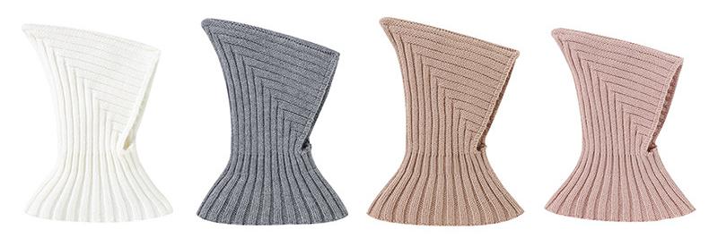 Autumn Winter New Newborn Baby Knitting Warm Scarf Cap Boy Girl Infant Solid Fashion Pullover Hat Kid Windproof Earmuffs Caps