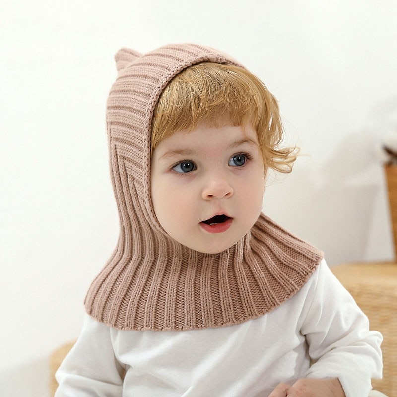 Autumn Winter New Newborn Baby Knitting Warm Scarf Cap Boy Girl Infant Solid Fashion Pullover Hat Kid Windproof Earmuffs Caps Accessories Autumn Winter New Newborn Baby Knitting Warm Scarf Cap Boy Girl Infant Solid Fashion Pullover Hat Kid Windproof Earmuffs Caps Accessories