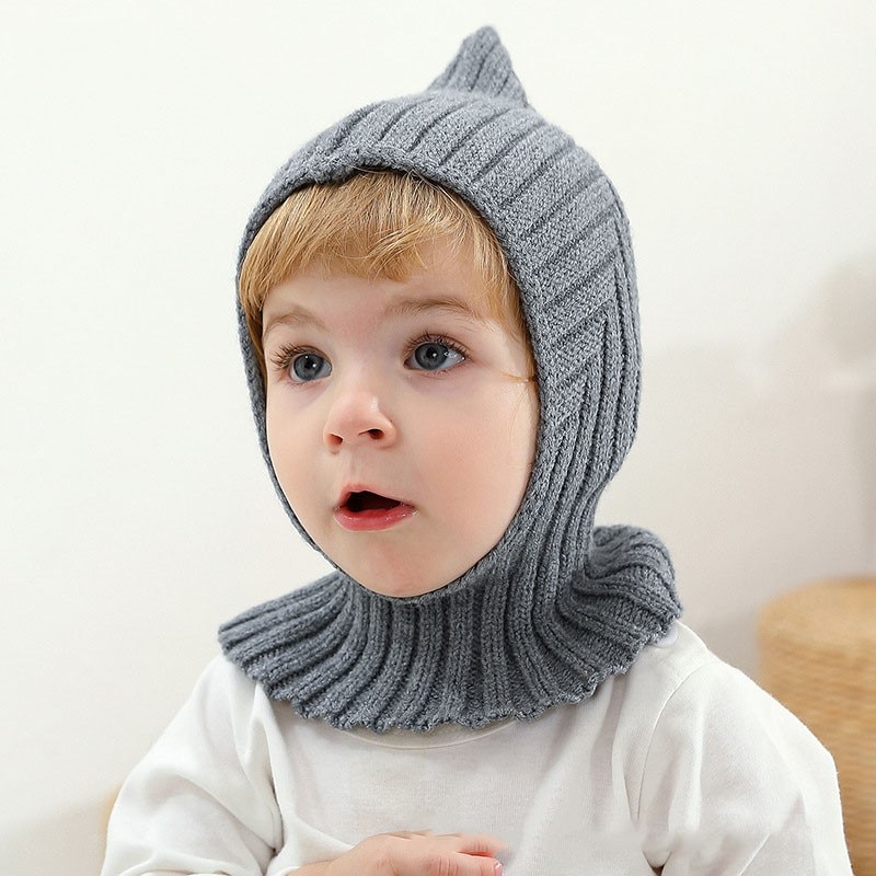 Autumn Winter New Newborn Baby Knitting Warm Scarf Cap Boy Girl Infant Solid Fashion Pullover Hat Kid Windproof Earmuffs Caps Accessories Autumn Winter New Newborn Baby Knitting Warm Scarf Cap Boy Girl Infant Solid Fashion Pullover Hat Kid Windproof Earmuffs Caps Accessories