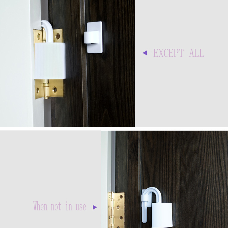 Baby Safety Lock Baby Kids Safety Equipment Door Lock Doorknob Wall Protection Children Baby Safety Lock Finger Protector