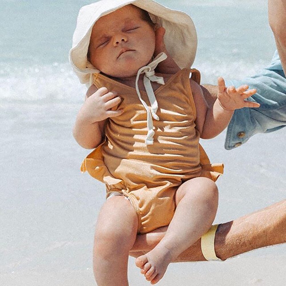 Big Brim Baby Sun Hat Summer Spring Kids Bucket Hat for Girls Boys Cotton Linen Children Cap Beach Travel Kids Hats Caps 2M-4Y